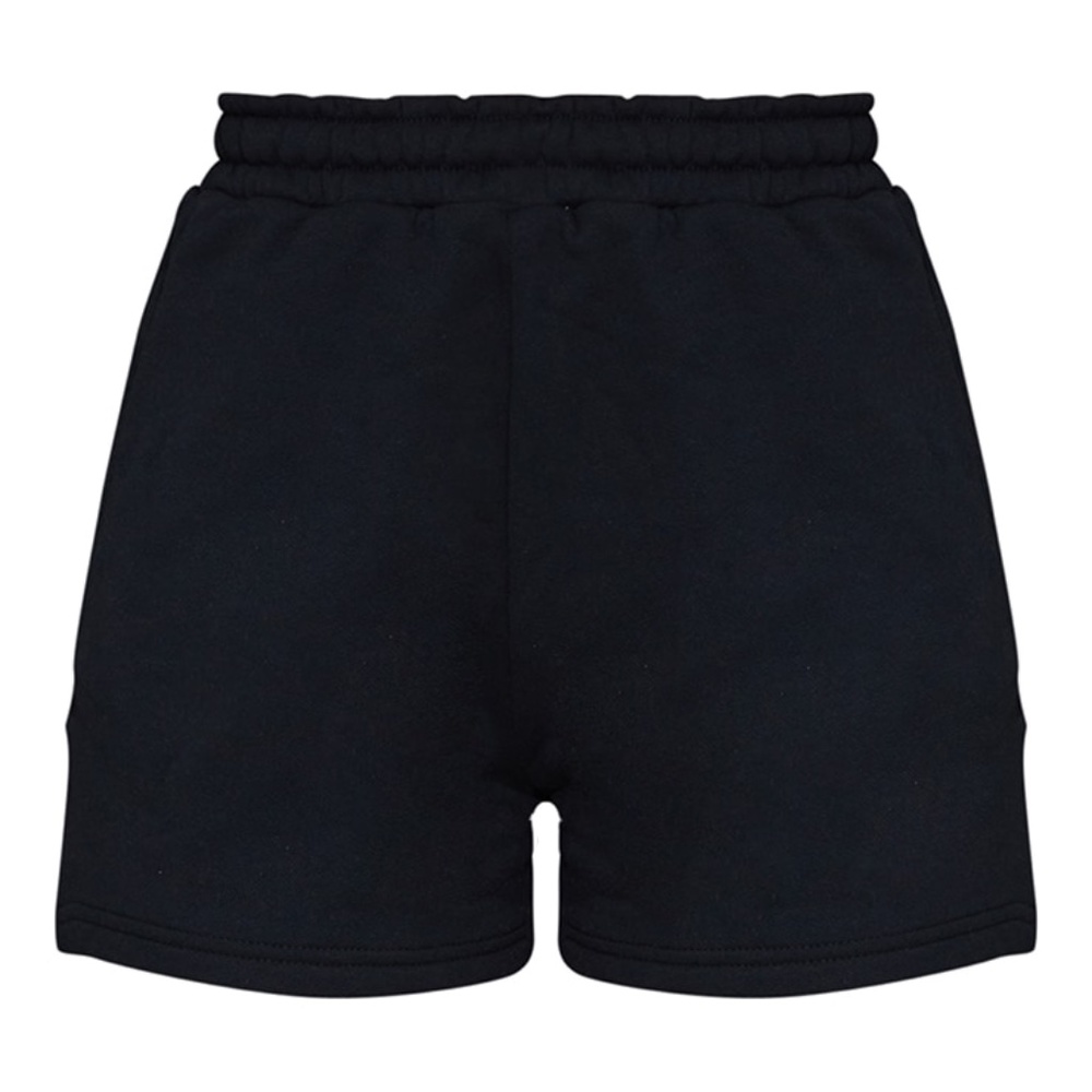 Black Sweat Pocket Shorts